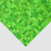 Groene Pixels Decoupage Tissuepapier (Detail)
