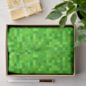 Groene Pixels Decoupage Tissuepapier (Geschenk)