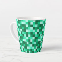 Groene Pixels Micraft Geïnspireerde Mok Kop