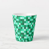 Groene Pixels Micraft Geïnspireerde Mok Kop (Voorkant)