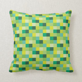 Groene pixels | Pixelated Pattern | Gamer Kussen