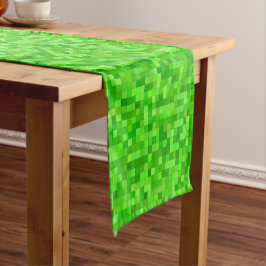 Groene Pixels Tafelloper
