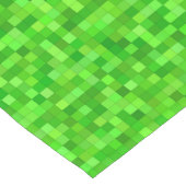 Groene Pixels Verjaardagsfeest Tafelloper (Hoek)