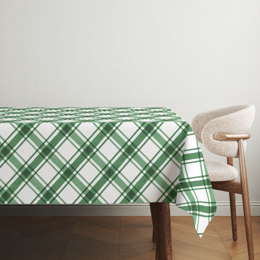 Groene Plaid Tafelkleed