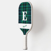 Groene Plaids Leuk Sportief Aangepast Monogram & N Pickleball Paddle (Links)