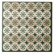 Groene plakken keramische Tegel