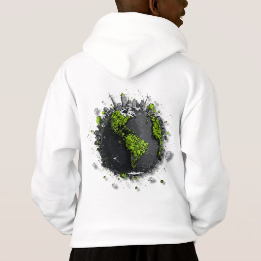 Groene Planeet Aarde (Achterkant)