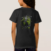 Groene Planeet Aarde  T-shirt (Achterkant)