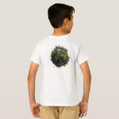 Groene Planeet Aarde  T-shirt (Achterkant volledig)