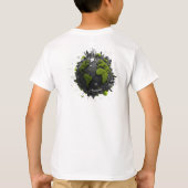 Groene Planeet Aarde  T-shirt (Achterkant)