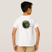 Groene Planeet Aarde  T-shirt (Achterkant volledig)