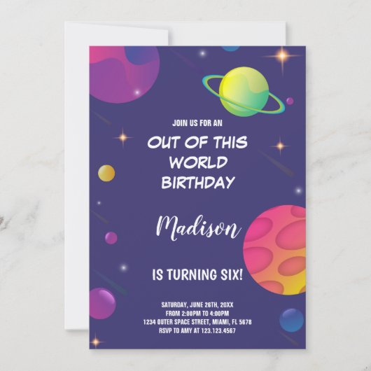 Groene planeet Buitenruimte Vervroegde dag Kaart (Voorkant)