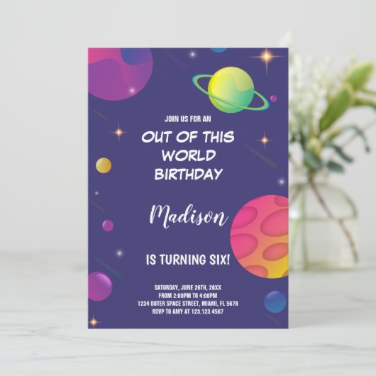 Groene planeet Buitenruimte Vervroegde dag Kaart (Staand voorkant)