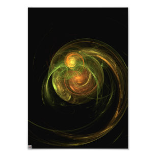 Groene Planeet Foto Afdruk