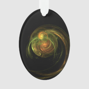 Groene Planeet Ornament