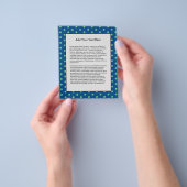 Groene planeet Stippen Aardedagecologische omgevin Flyer (Hand)