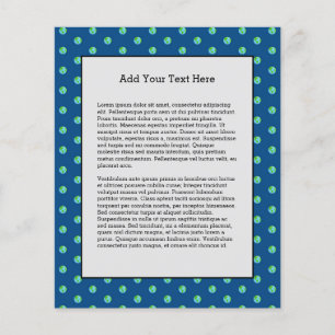 Groene planeet Stippen Aardedagecologische omgevin Flyer