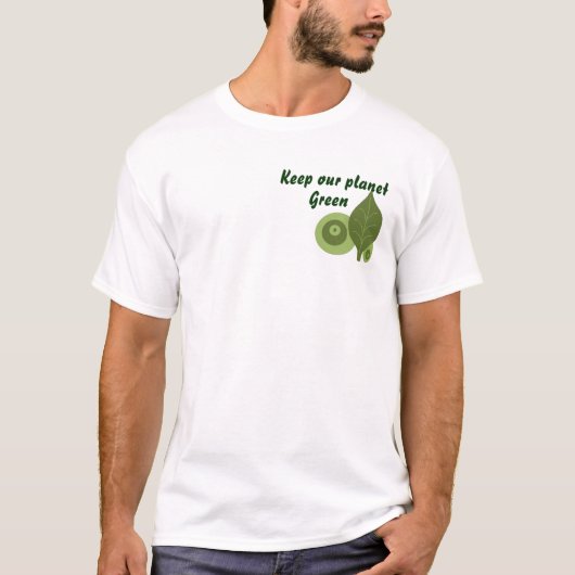 Groene Planeet T-shirt (Voorkant)