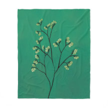 Groene Plant minimalistische botanische kunst