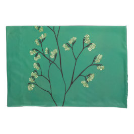 Groene Plant minimalistische botanische kunst Kussensloop