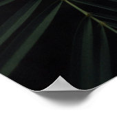 GROENE PLANT TIJDENS DE NACHTTIJD POSTER (Hoek)