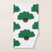 Groene Planten Bad Handdoek (Handdoek)