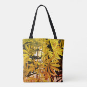 Groene planten bladeren, bladeren, bladeren, blade tote bag (Achterkant)
