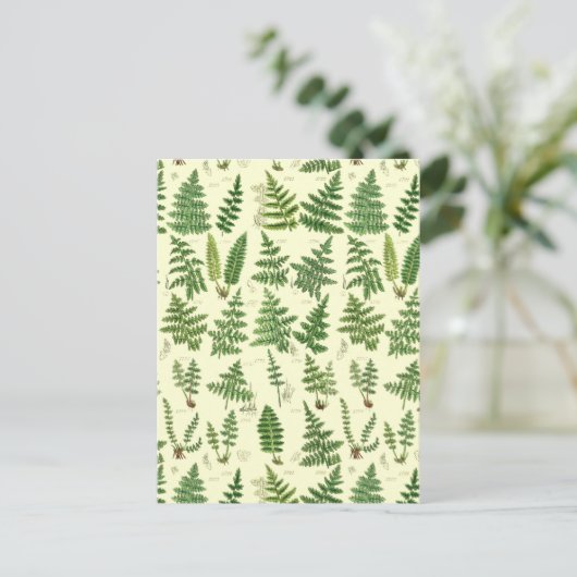  groene Planten Briefkaart (Staand voorkant)