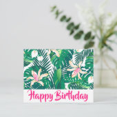 Groene planten briefkaart (Staand voorkant)