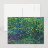 Groene planten en lichten briefkaart (Voorkant / Achterkant)