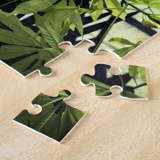 Groene Planten, gebladerte Legpuzzel (Zijkant)