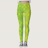Groene Planten Leggings (Voorkant)