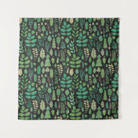 Groene planten naadloos patroon