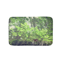Groene Planten Natuur Bosbodem Badmat