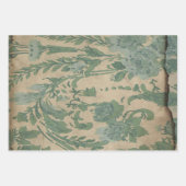 groene Planten over bruin Inpakpapier Vel (Voorkant 2)