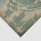 groene Planten over bruine ontkoppeling Tissuepapier (Detail)