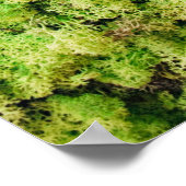 Groene planten poster (Hoek)