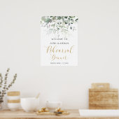 Groene planten Probediner Welkomstbord Poster (Keuken)