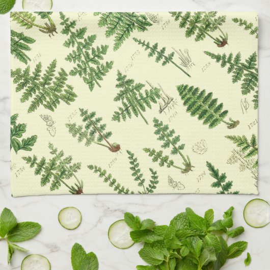  groene Planten Theedoek (Gevouwen)