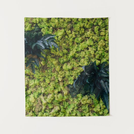 Groene planten wandkleed (Voorkant)