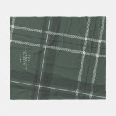 Groene pleister van de oude jager gepersonaliseerd fleece deken (Voorkant (Horizontaal))