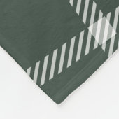 Groene pleister van de oude jager gepersonaliseerd fleece deken (Hoek)