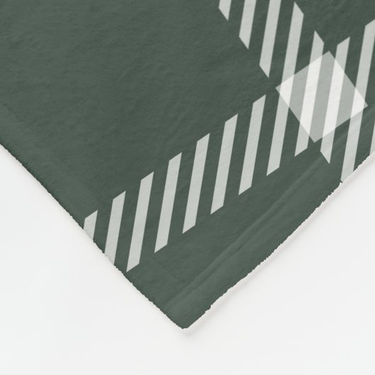 Groene pleister van de oude jager gepersonaliseerd fleece deken (Hoek)