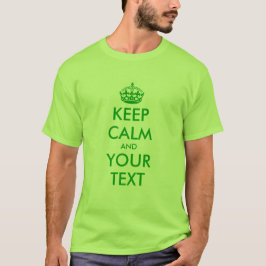 Groene pleisterdag t shirt | Kalm houden en ...
