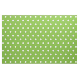 Groene poka Dots Art Craft Sewing Quilting Fabric Stof