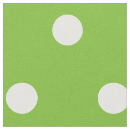 Groene poka Dots Art Craft Sewing Quilting Fabric Stof