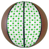 Groene poka Dots, Polka Dot Pattern, Stippen, gedo Basketbal (Verticaal)