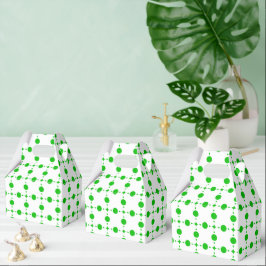 Groene poka Dots, Polka Dot Pattern, Stippen, gedo Bedankdoosjes