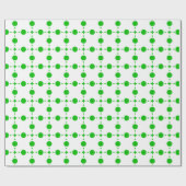 Groene poka Dots, Polka Dot Pattern, Stippen, gedo Cadeaupapier (Vlak)