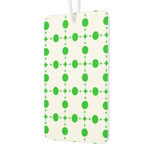 Groene poka Dots, Polka Dot Pattern, Stippen, gedo Luchtverfrisser (Links)